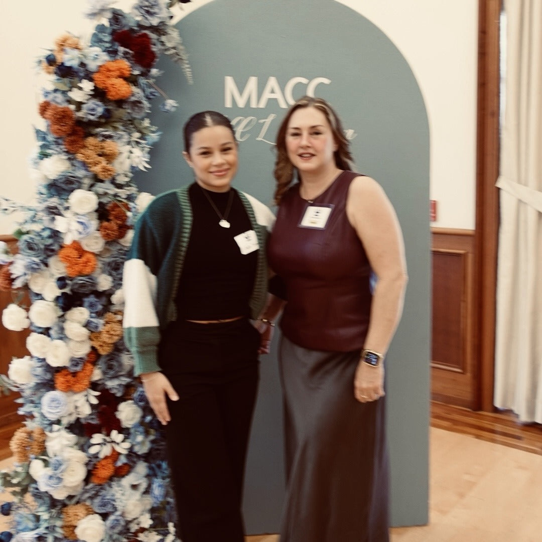 Dr. Niki Serravalle and practice manager Jada Senter at the MACC Fall Business Luncheon